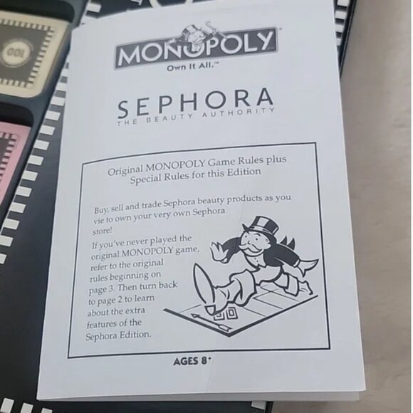 Sephora Monopoly Game Complete Set - Picture 9 of 17